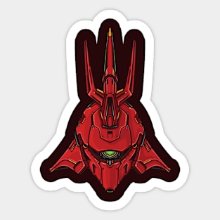 Head Sazabi Gundam Sticker